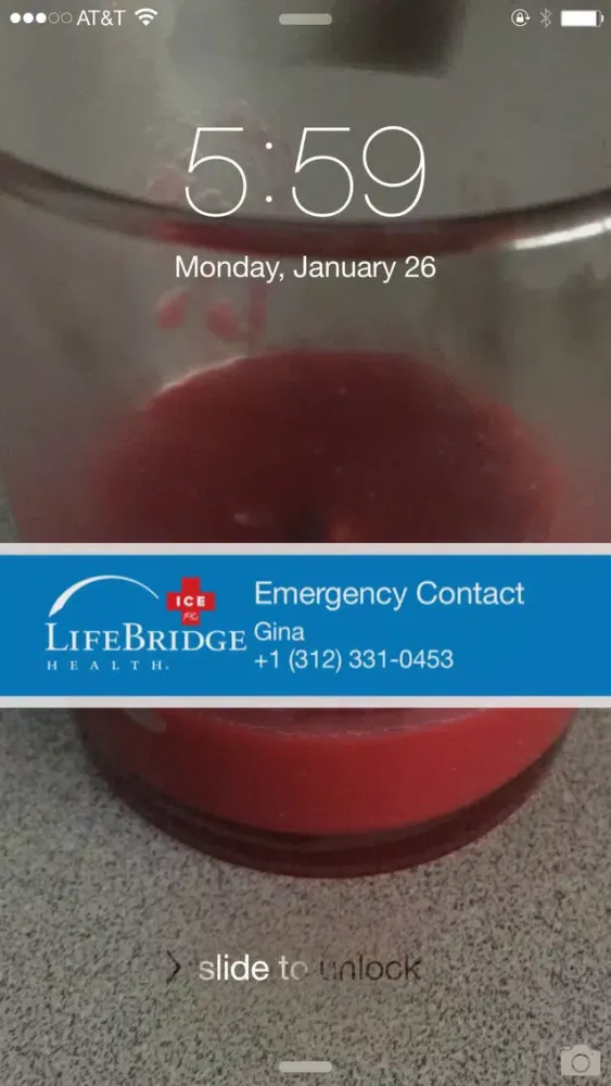 Screenshot di LifeBridge ICE Plus