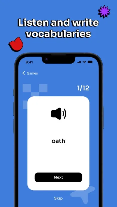 Capturas de tela do Improve Vocabulary: 504