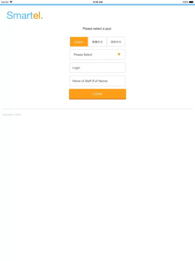 Smartel Platform iPad  Screenshots