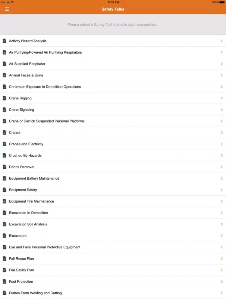 Zrzuty ekranu NDA Safety App iPad 