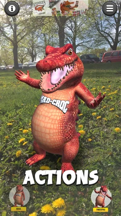 Скриншоты Talking Croc