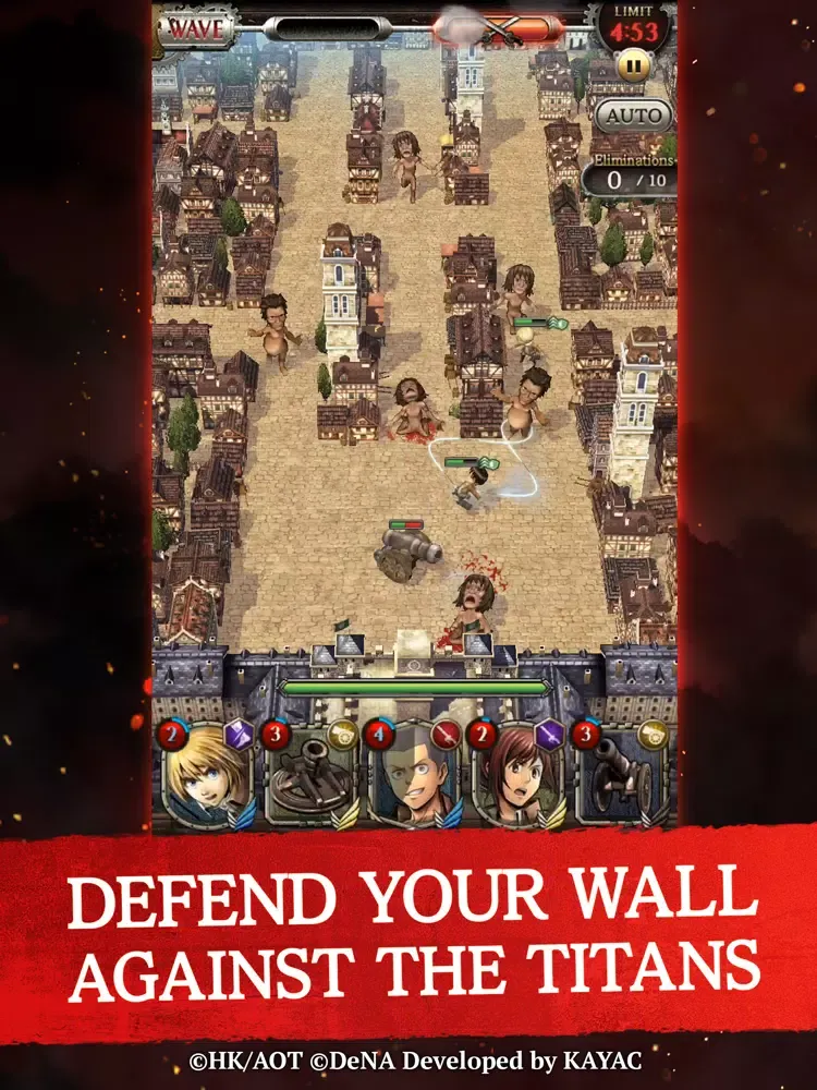 Attack on Titan TACTICS iPad  سکرین شاٹس