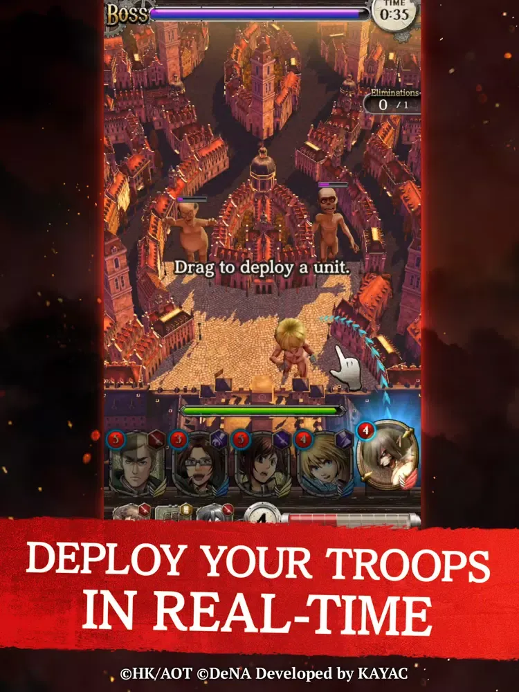 Attack on Titan TACTICS iPad  سکرین شاٹس