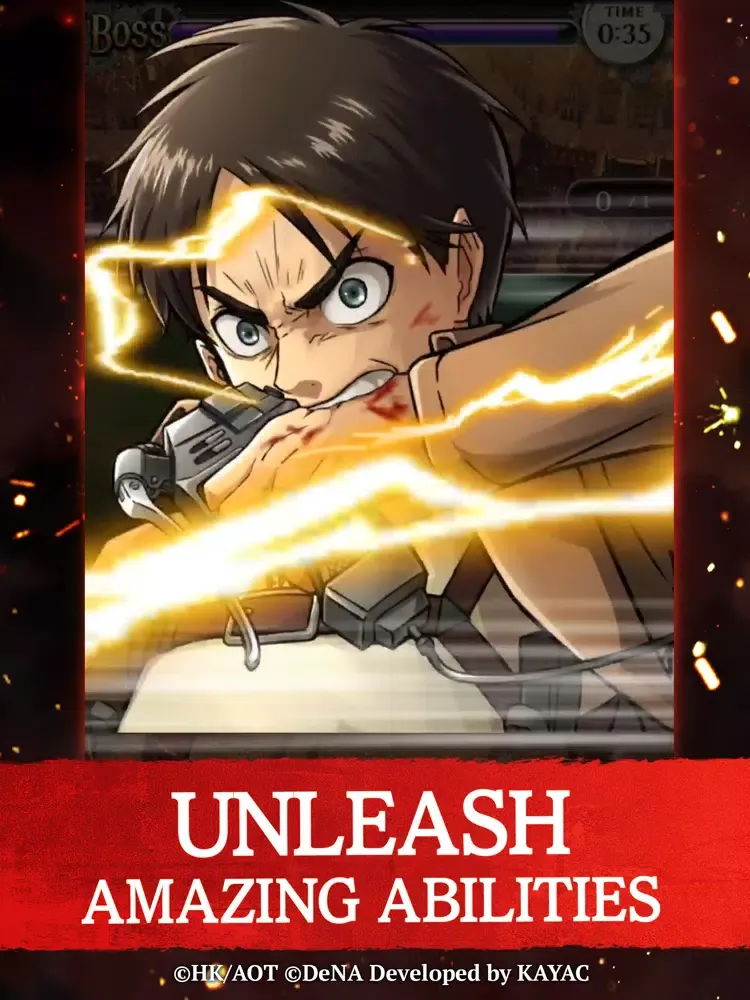 Attack on Titan TACTICS iPad  سکرین شاٹس