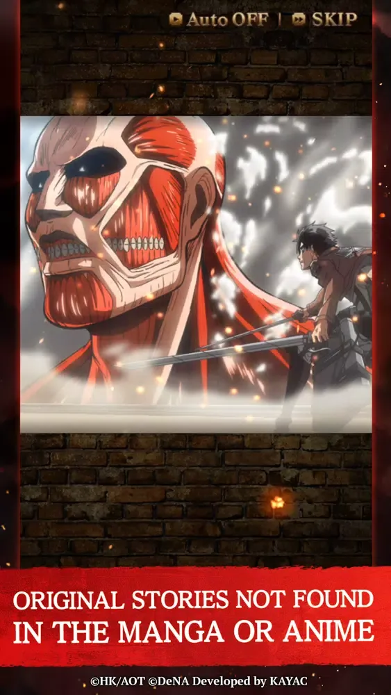 Attack on Titan TACTICS سکرین شاٹس