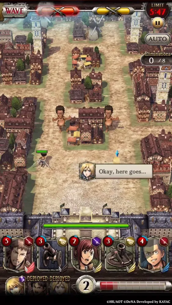 Attack on Titan TACTICS سکرین شاٹس
