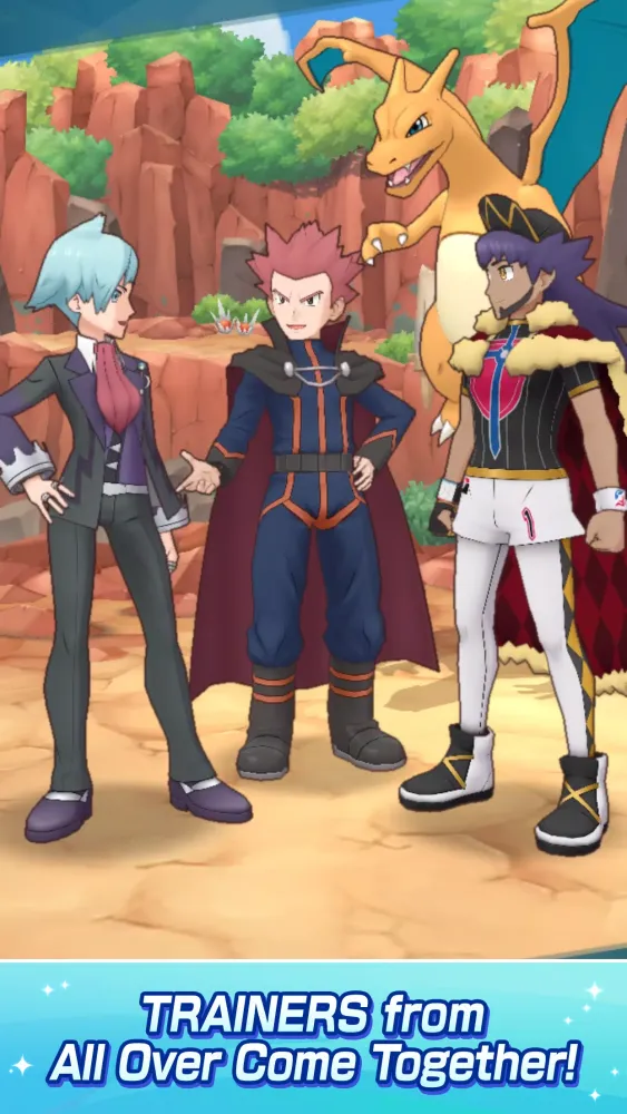 Tangkapan skrin Pokémon Masters EX