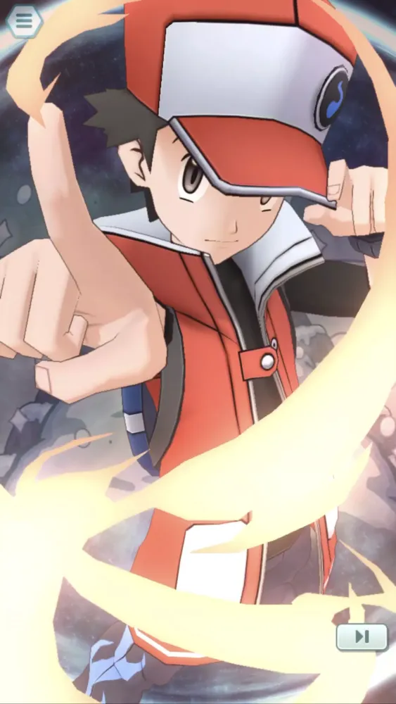 Tangkapan skrin Pokémon Masters EX