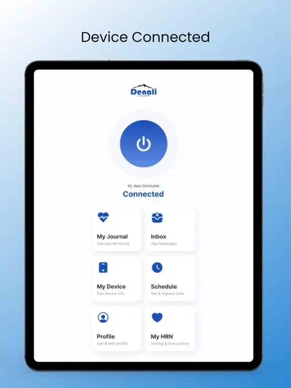 Denali Health iPad  Screenshots