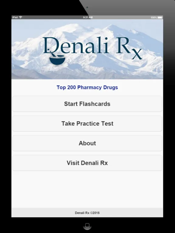 Ảnh chụp màn hình của Top 200 Pharmacy Drug Cards iPad 