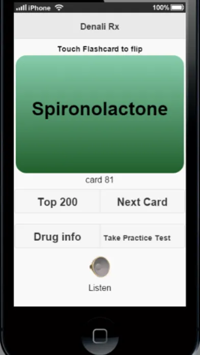 Ảnh chụp màn hình của Top 200 Pharmacy Drug Cards