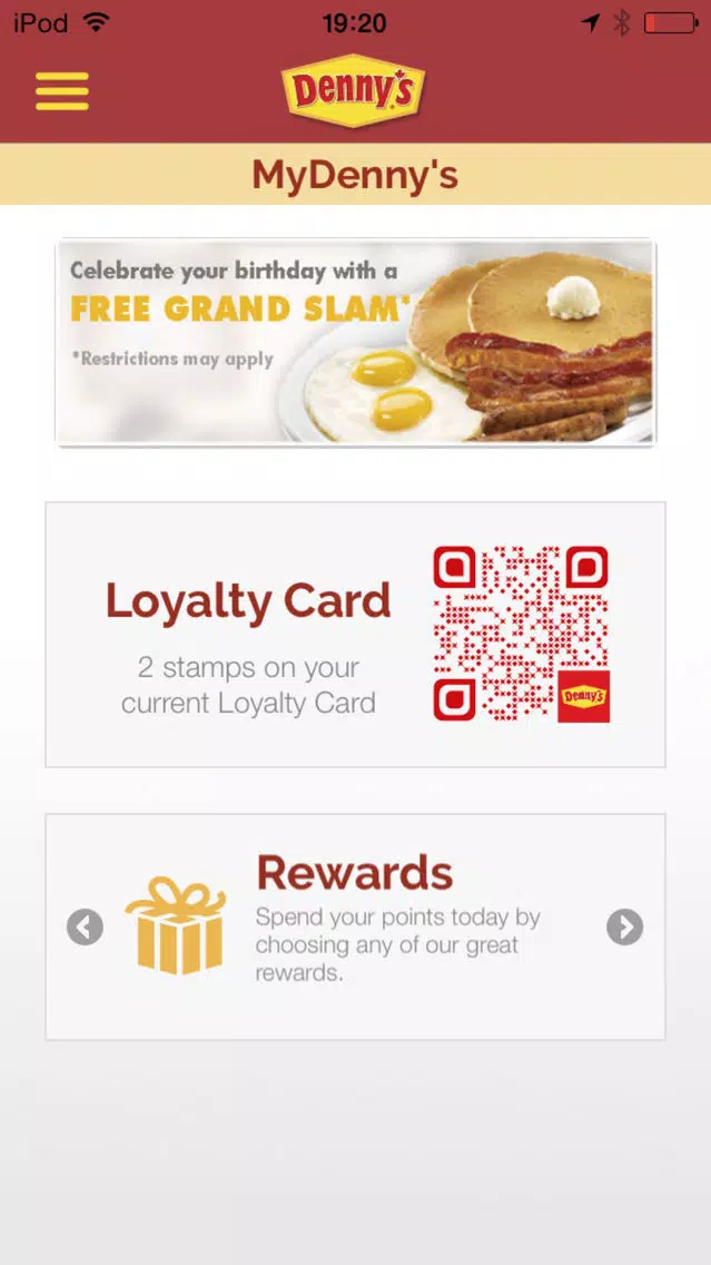 Denny's Canada应用截图