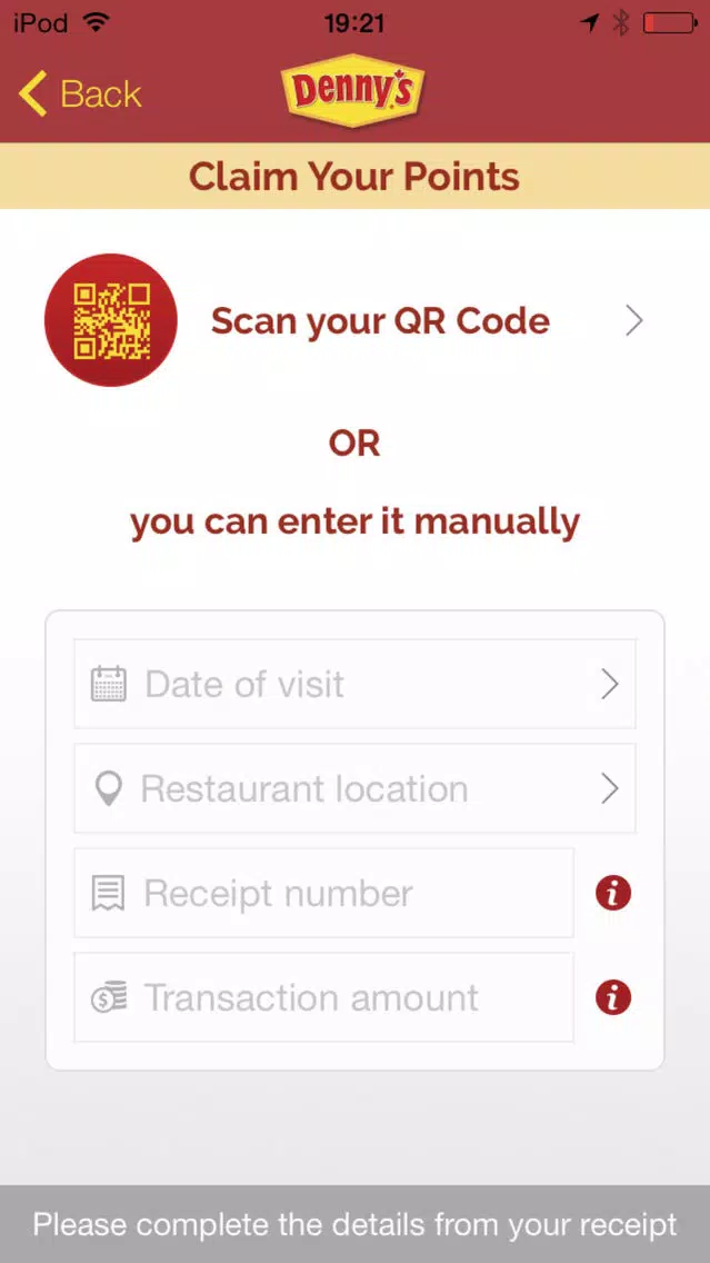 Denny's Canada应用截图