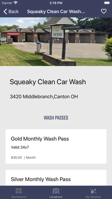 Capturas de tela do Squeaky Clean Car Wash