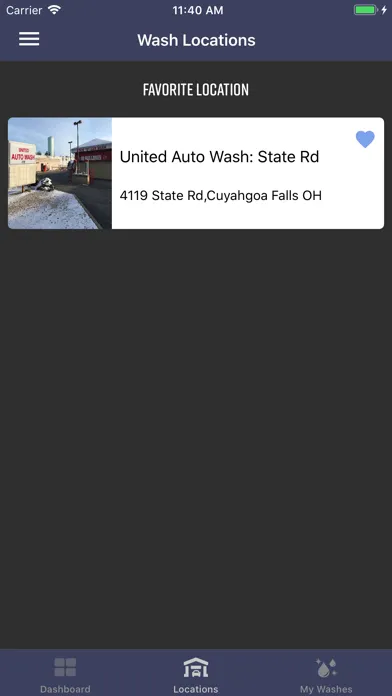 Tangkapan skrin United Auto-Wash