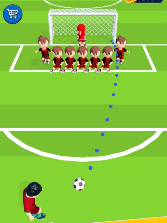 ภาพหน้าจอของ Shoot It : Soccer Kick iPad 