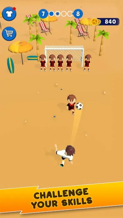 ภาพหน้าจอของ Shoot It : Soccer Kick