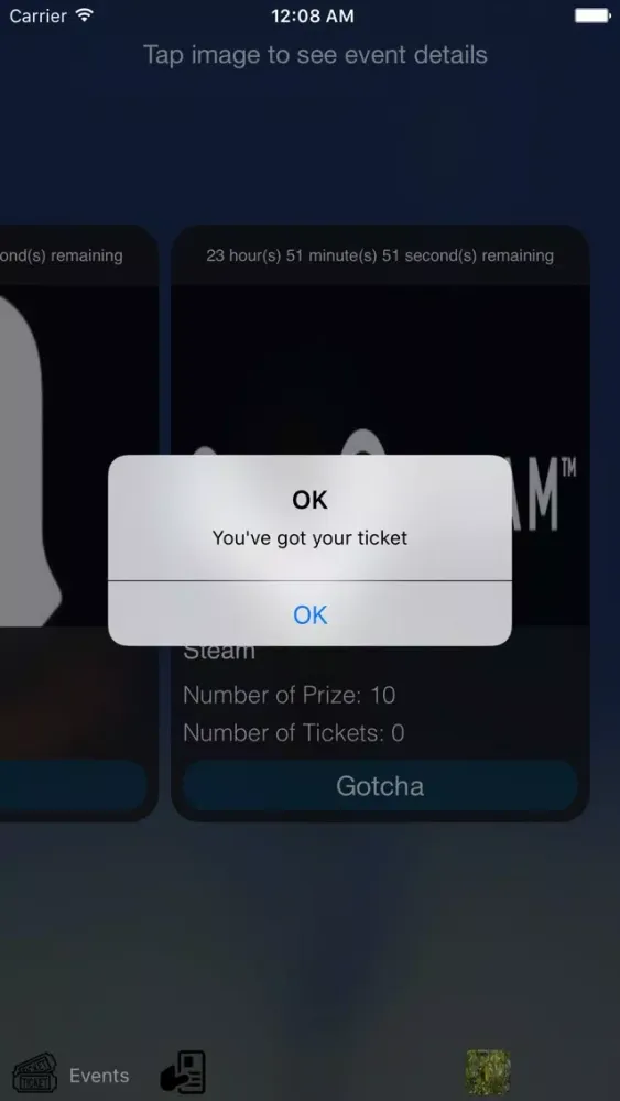 Gotcha! - Get ticket for daily prizes Screenshots