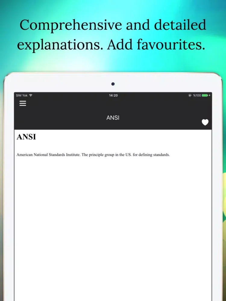 Screenshot di Computer Networking Dictionary Offline iPad 