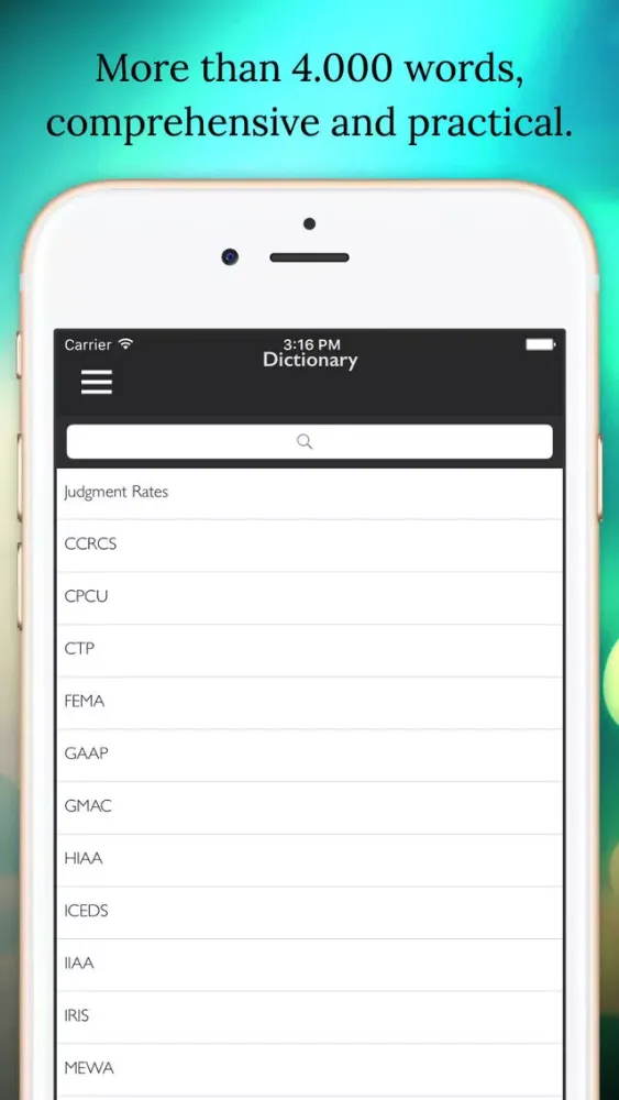 Insurance Terms Dictionary Offline应用截图
