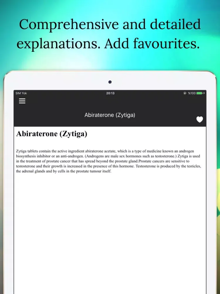 Screenshot di Medicine Dictionary Offline iPad 