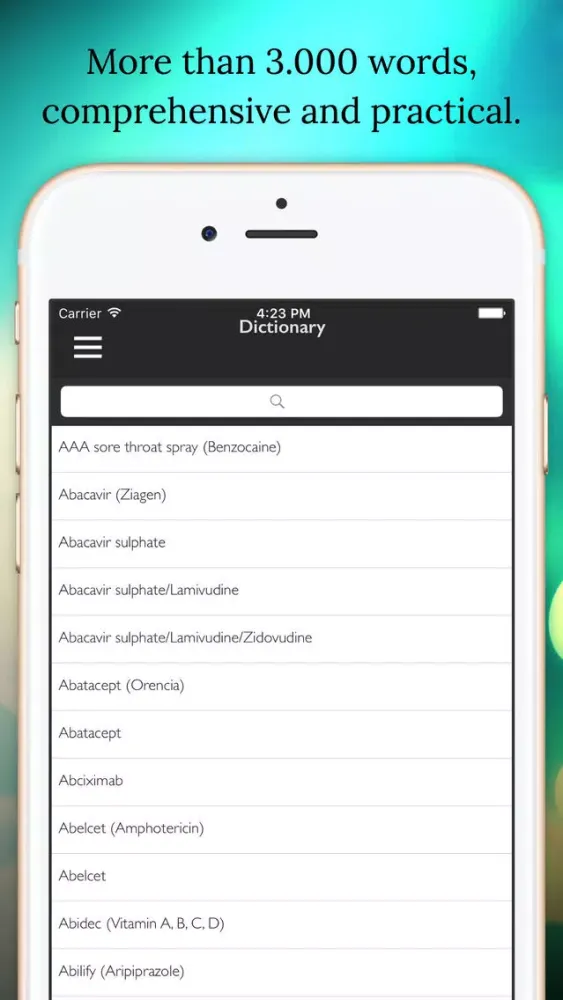 Screenshot di Medicine Dictionary Offline