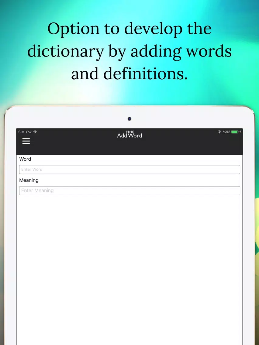 Mining Dictionary Offline iPad 应用截图