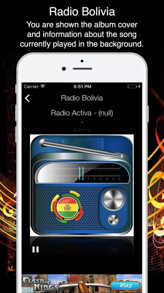 Скриншоты Radio Bolivia - Live Radio Listening