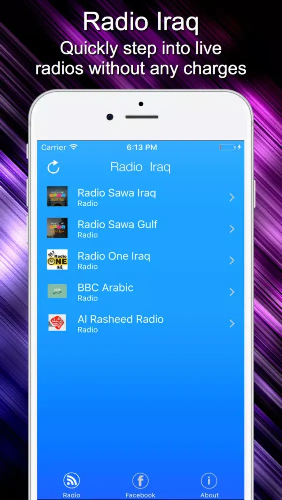Radio Iraq - Live Radio Listening Screenshots