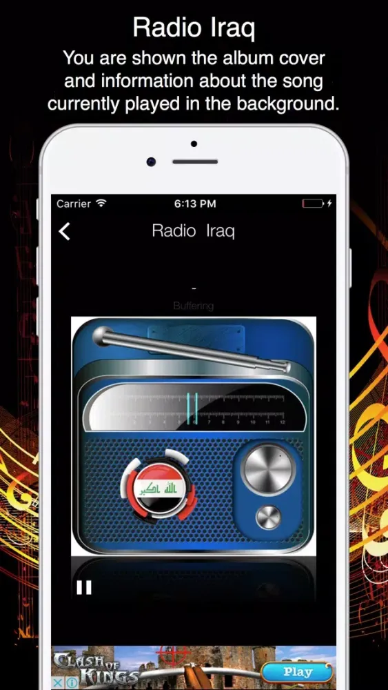 Radio Iraq - Live Radio Listening Screenshots