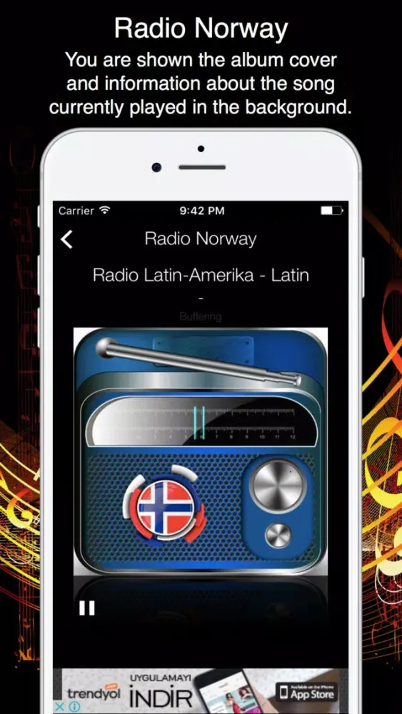 Radio Norway - Live Radio Listening Screenshots
