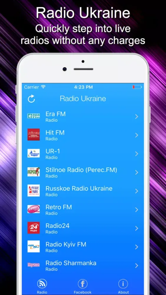 Radio Ukraine - Live Radio Listening স্ক্রিনশট
