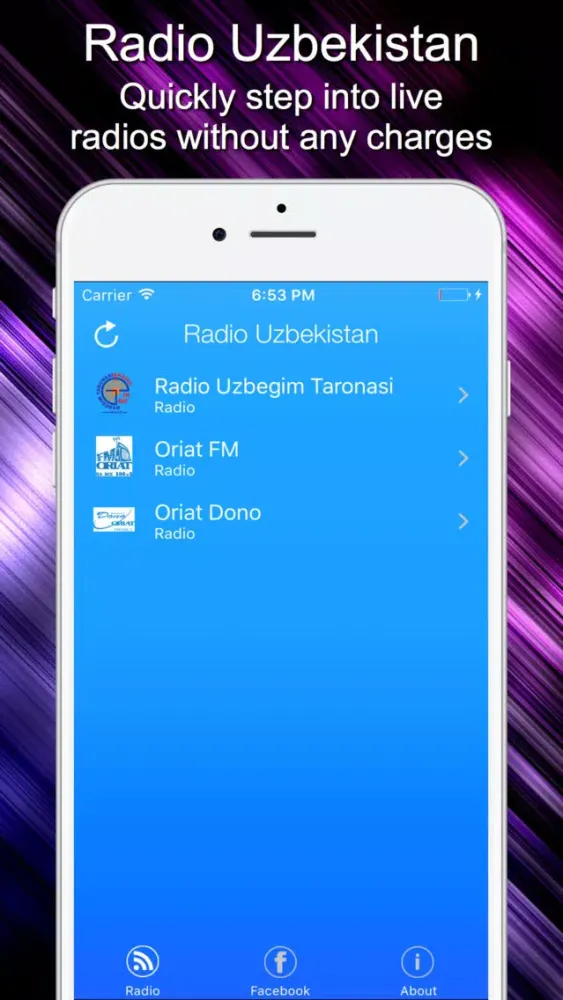 Radio Uzbekistan - Live Radio Listening স্ক্রিনশট