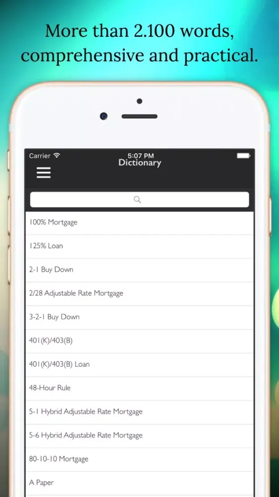 Capturas de tela do Realestate Dictionary Offline