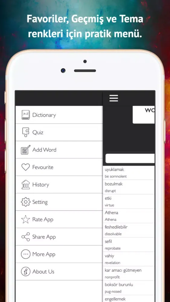 Türkçe - İngilizce Sözlük ve Kelime Test Screenshots