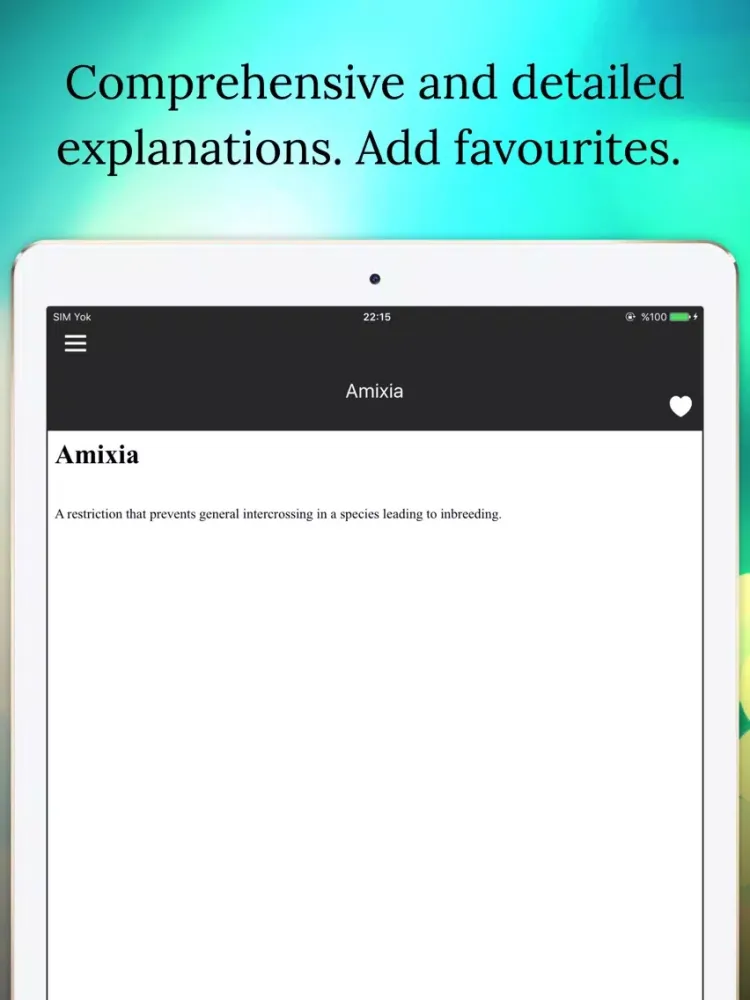 صور Zoology Dictionary Offline iPad 