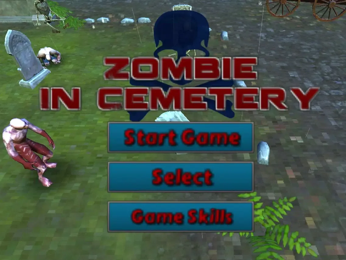 Tangkapan skrin Zombie In Cemetery iPad 