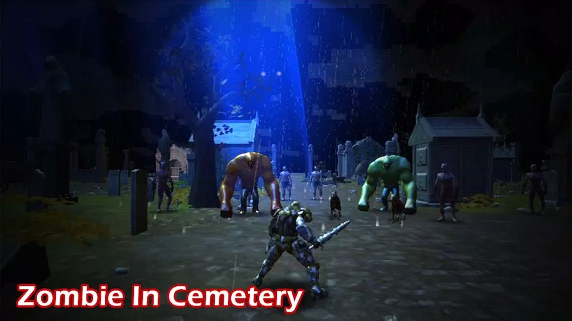Tangkapan skrin Zombie In Cemetery