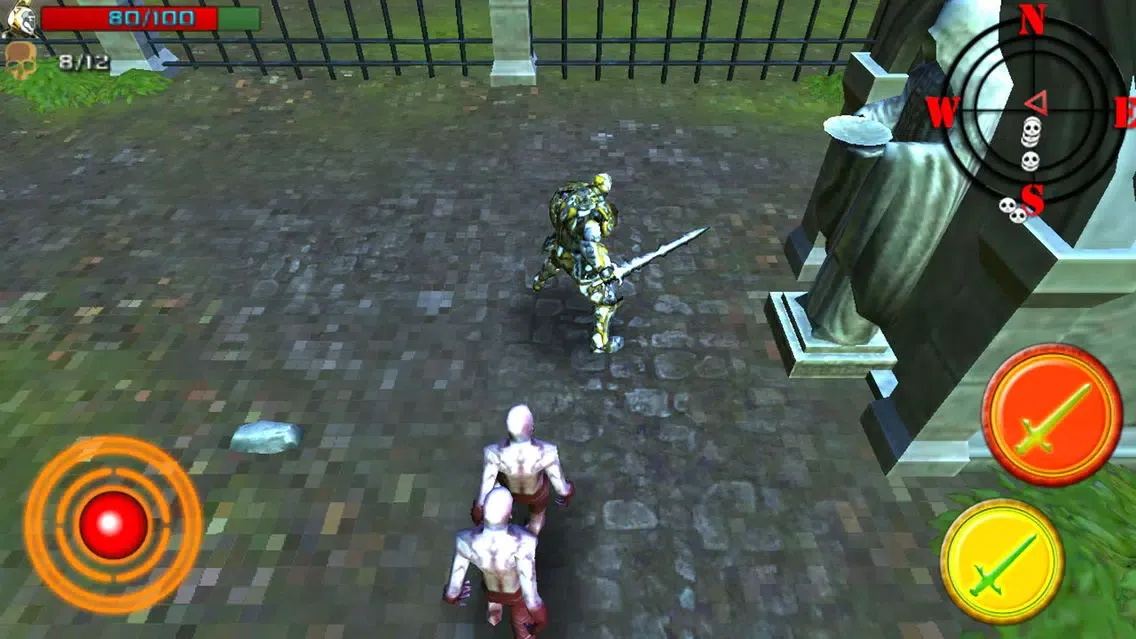 Tangkapan skrin Zombie In Cemetery