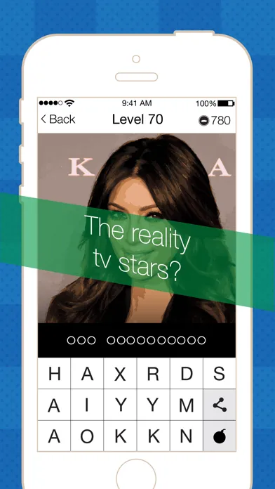 Who's the Celeb? - Guess the Famous Celebrity Word Game应用截图