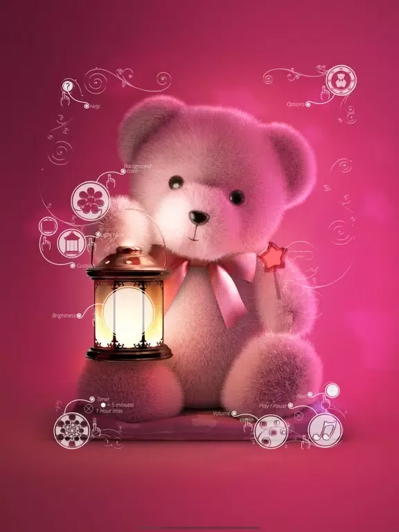 Capturas de tela do Cute Night Light iPad 