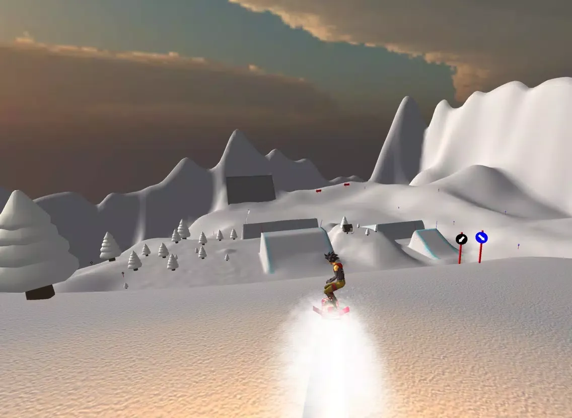 Ảnh chụp màn hình của Mad Snowboarding iPad 