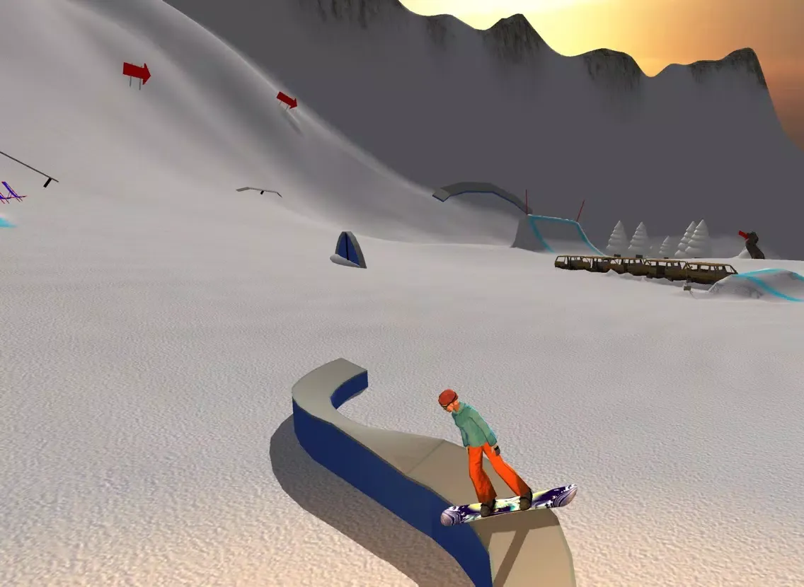 Ảnh chụp màn hình của Mad Snowboarding iPad 