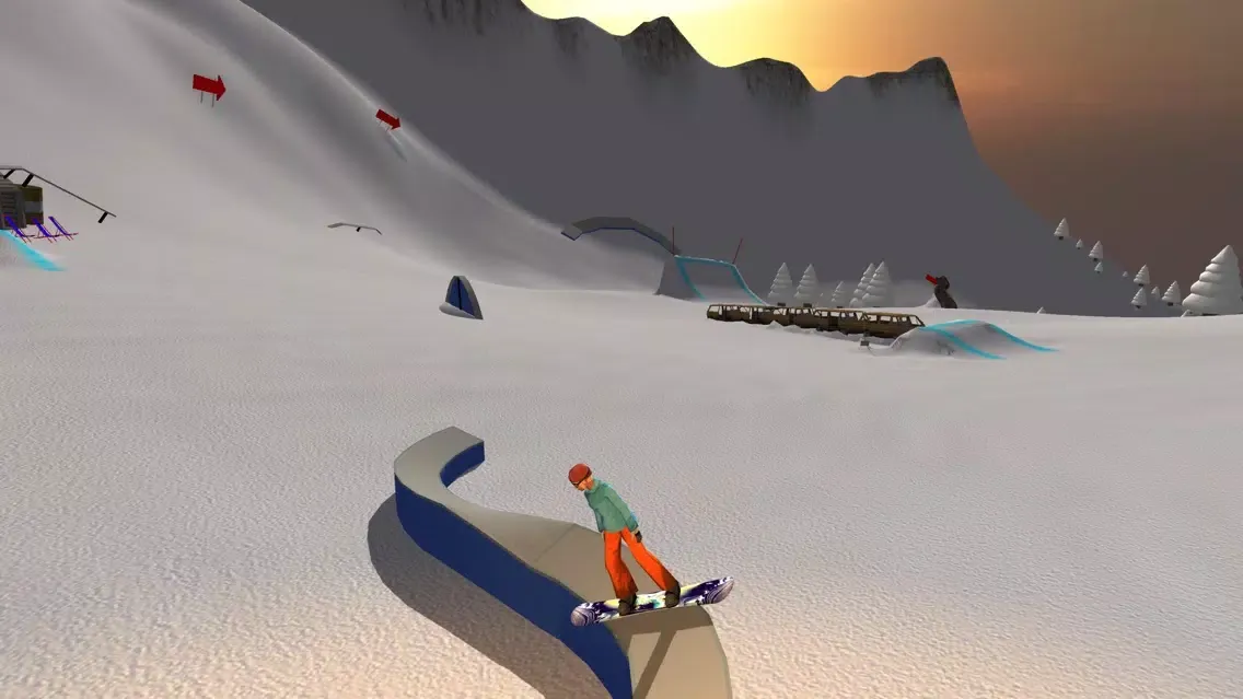 Ảnh chụp màn hình của Mad Snowboarding