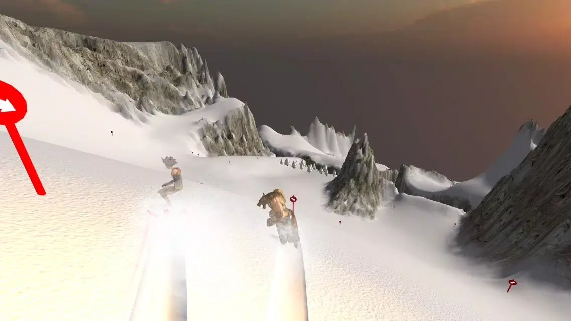 Ảnh chụp màn hình của Mad Snowboarding