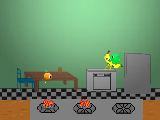 Capturas de tela do Fruity Jump iPad 