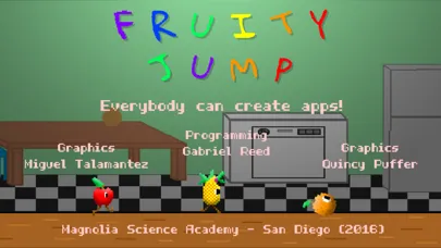 Capturas de tela do Fruity Jump