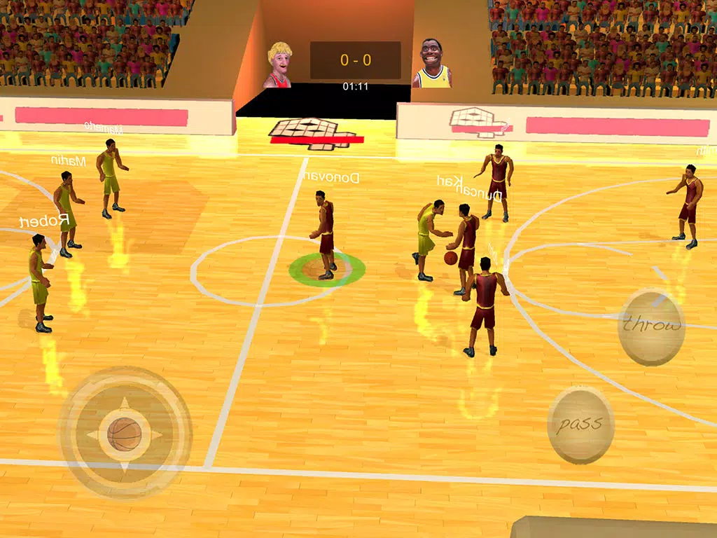 Capturas de tela do Future Basketball International 3D iPad 