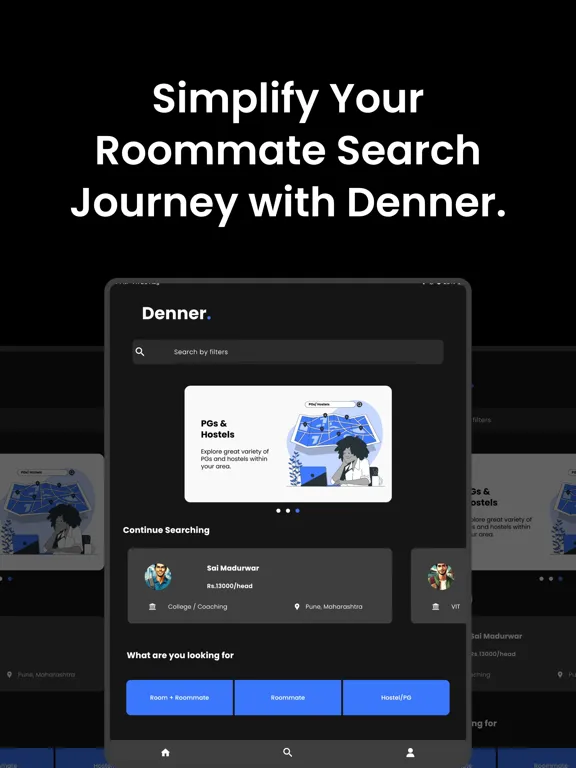 Denner iPad Screenshots