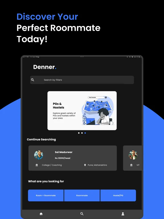 Denner iPad Screenshots